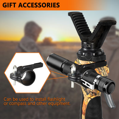 Camouflage Lightweight Aluminum Alloy Hunting Tripod With 360° Panning Range And Ergonomic Design