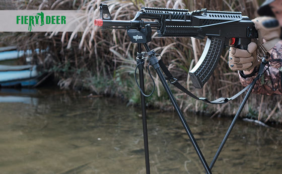 Lightweight Aluminum Alloy Quadra Pod Hunting Stick for Durability